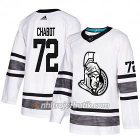Män Ishockey Ottawa Senators tröja Thomas Chabot 72 Vit 2019 All-Star Adidas Authentic